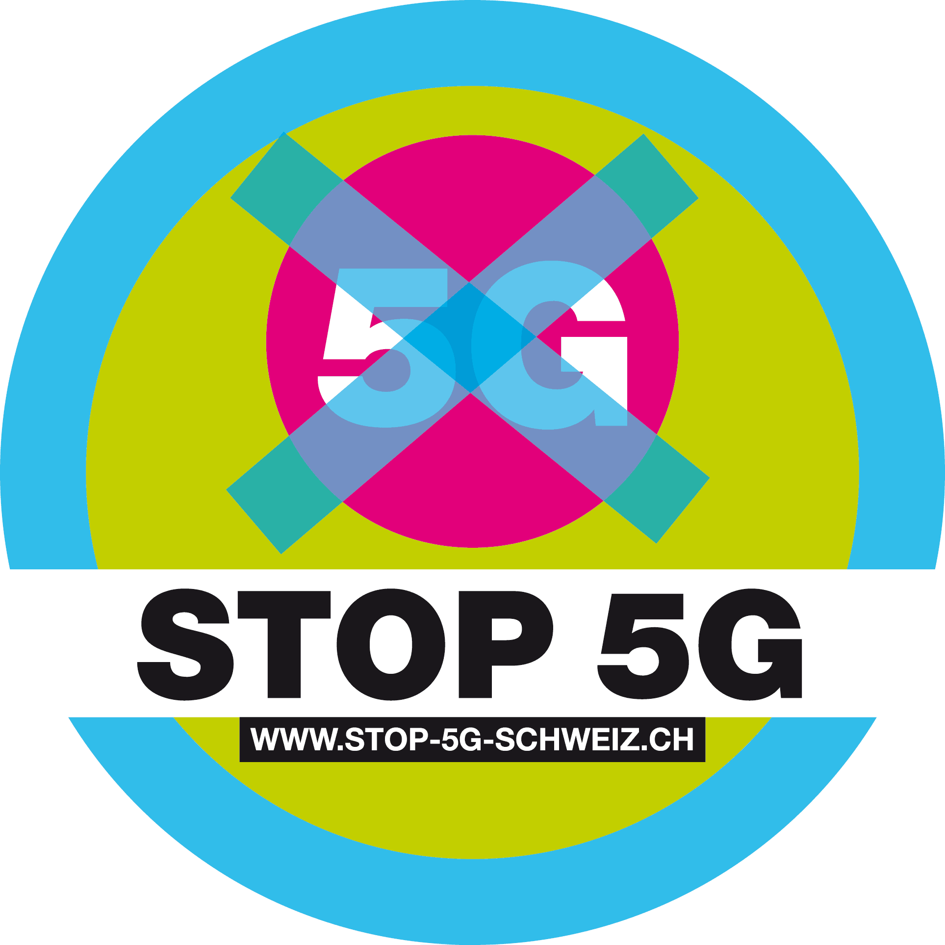 Sticker «Stop 5G Schweiz»
