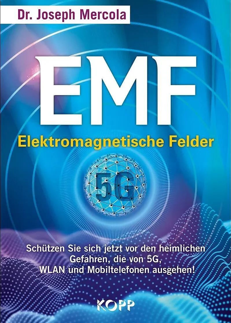 Buchcover von «EMF – Elektromagnetische Felder» von Dr. Joseph Mercola